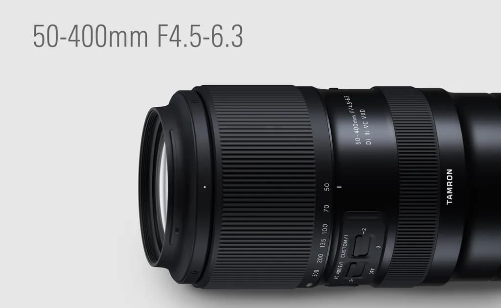 Počeo je razvoj objektiva Tamron 50-400mm F/4.5-6.3 Di III VC VXD